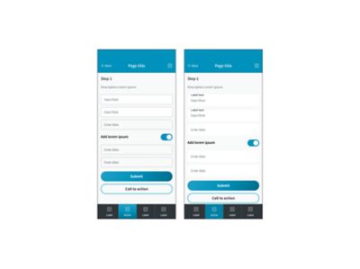 Native and branded elements for iOS and Android