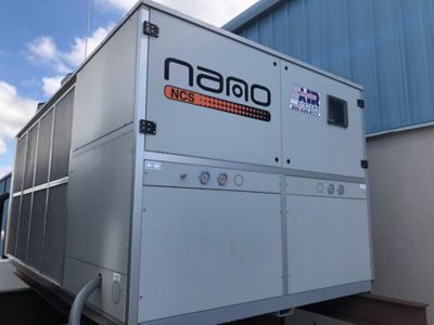 Installation of Industrial Process Chillers for food and beverage industry.
