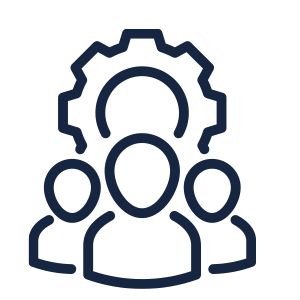 a logo of a mechanical arm