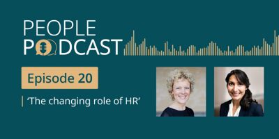 People Podcast banner for episode 20 featuring Cecilia Sandberg and Dorna Eriksson Shafiei