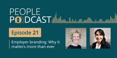 People Podcast banner for episode 21 featuring Cecilia Sandberg and Dorna Eriksson Shafiei