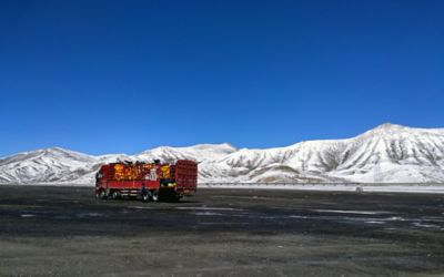 Portable air compressor conquers the plateau