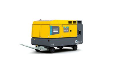 Portable medium pressure oil-free air compressor