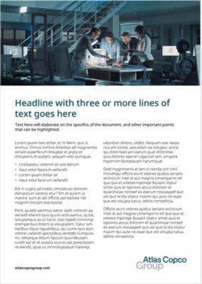 Text heavy option for poster with text on white background and image to the left (portrait format).