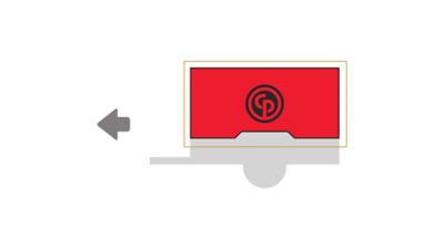 Examples of main face branding of products.