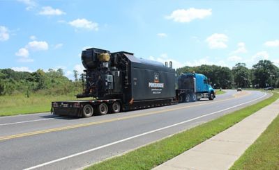 PWR boiler rental trailer mounted boilers