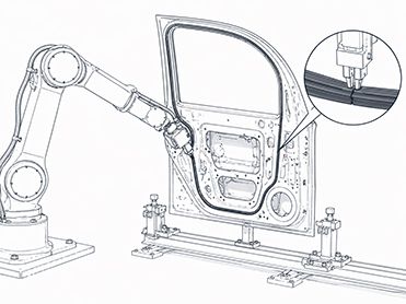 rubber end welding automotive