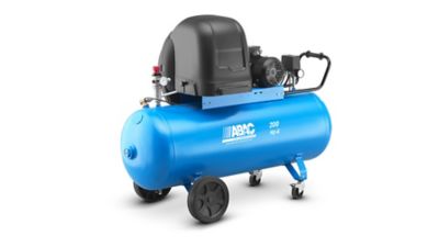 Abac S A39B 4hp Silenced Piston Compressor, 200lt receiver-mounted