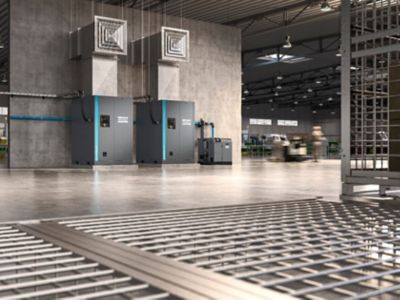 Atlas Copco air compressors delivering reliable, energy-efficient compressed air solutions.​