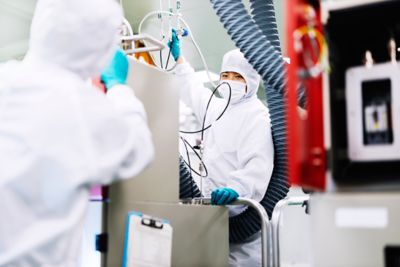 LDS Engineers in Clean Room