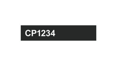 Example of single row product naming.