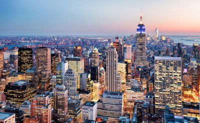 Skyscrapers in Manhattan, New York City 