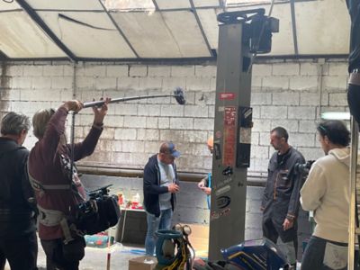 Image du tournage SOS garage 