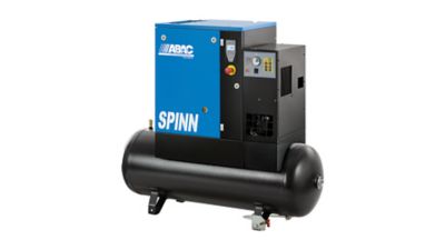 SPINN C43 Mini FS Tank Mounted Dryer Screw Compressors Abac