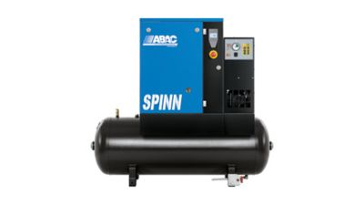 SPINN C43 Mini FS Tank Mounted Dryer Screw Compressors Abac