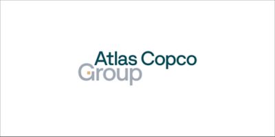White option for Atlas Copco Group logotype
