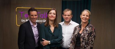 TechTalks podcast host Linda Ekwall with her guests