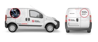 Vehicle branding example.