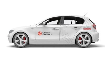 Vehicle branding example.
