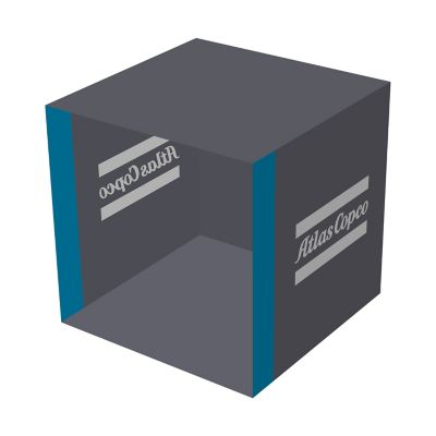 Brand elements for Atlas Copco