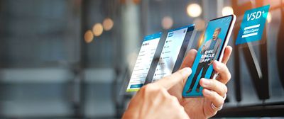 The designated VSD+ app allows the user to commission, control and monitor his vacuum pump.