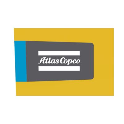 Brand elements for Atlas Copco