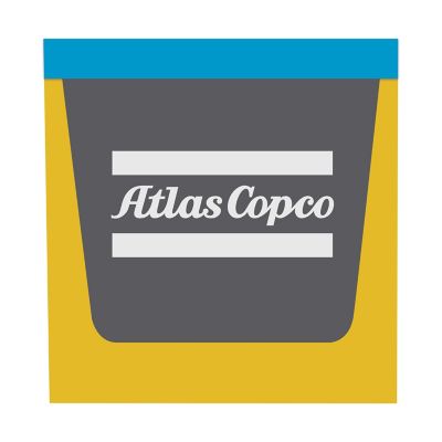 Brand elements for Atlas Copco