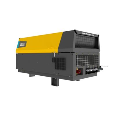 Atlas Copco electric portable air compressor XAT 400E box 